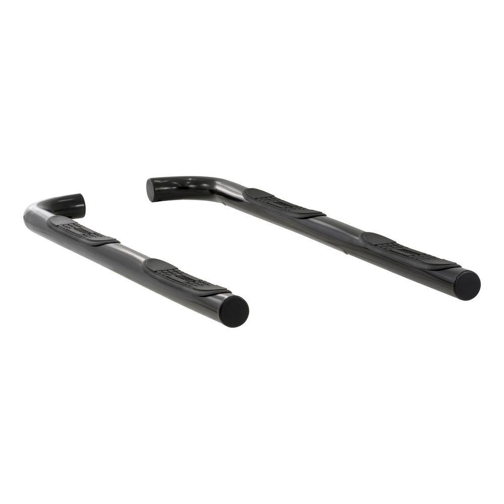 3-Inch Round Black Steel Nerf Bars, No-Drill, Select Jeep Liberty - Hercitys
