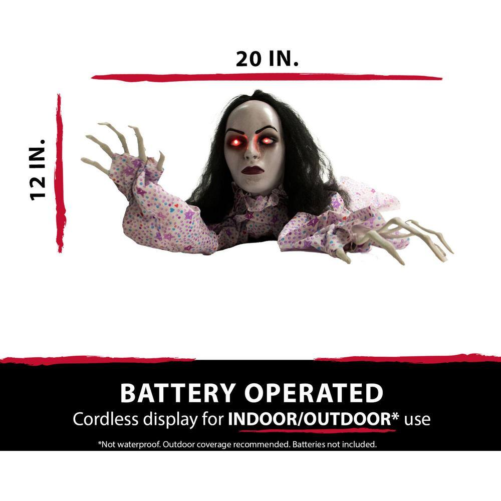 12 in. Touch Activated Animatronic Crawler - Hercitys