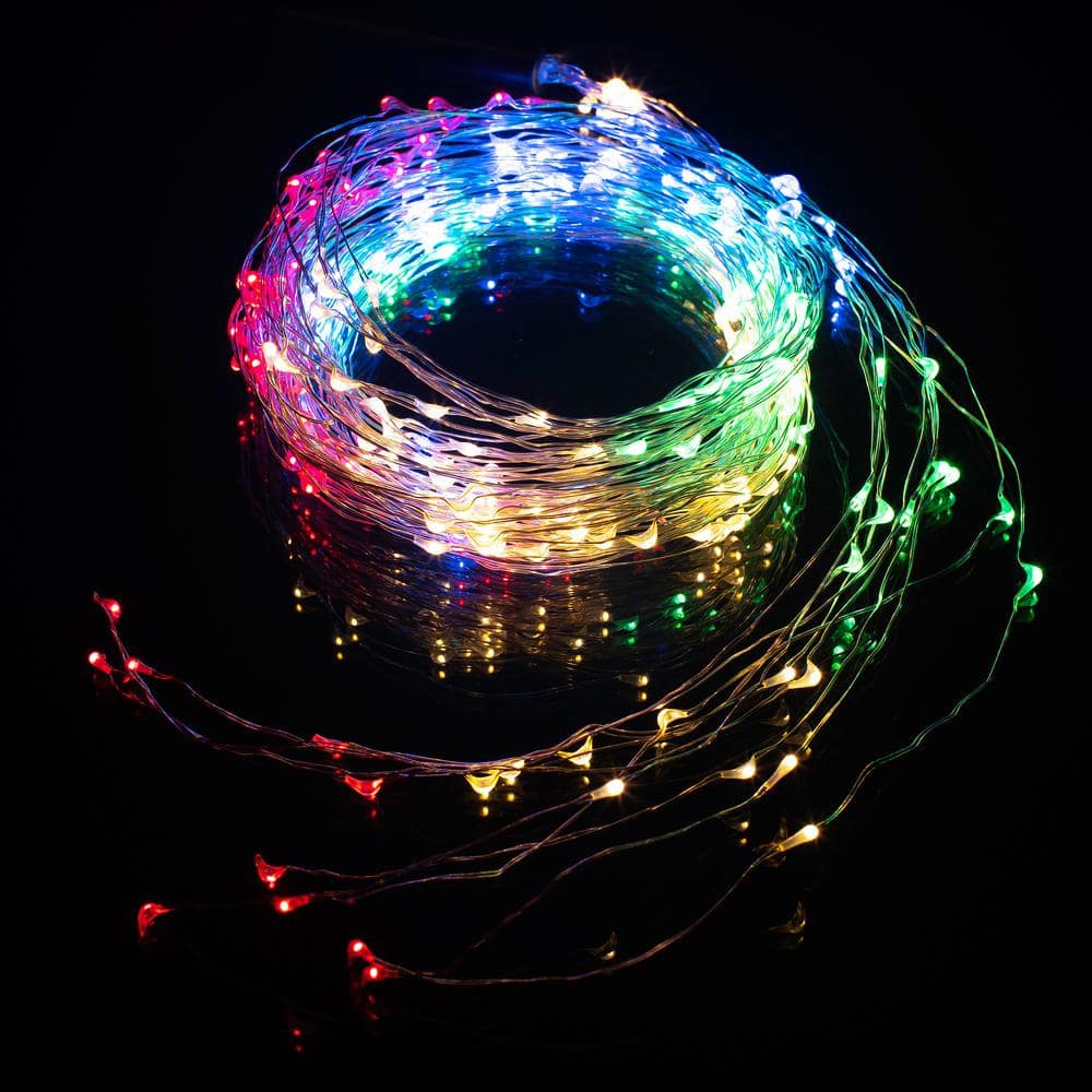 300-Lights LED Multi-Color Electric Multi-Strand Fairy String Lights - Hercitys
