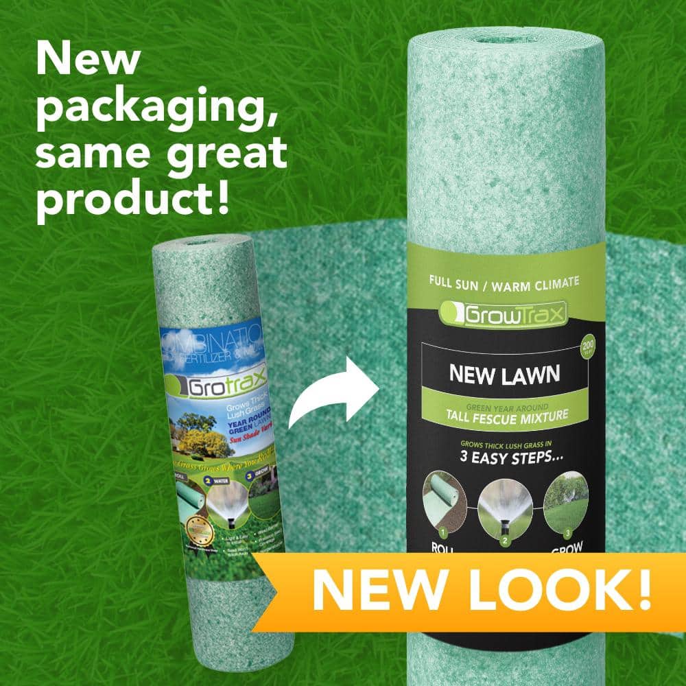 100 sq. ft. Big Roll Kentucky Blue/Rye Mixture - Hercitys