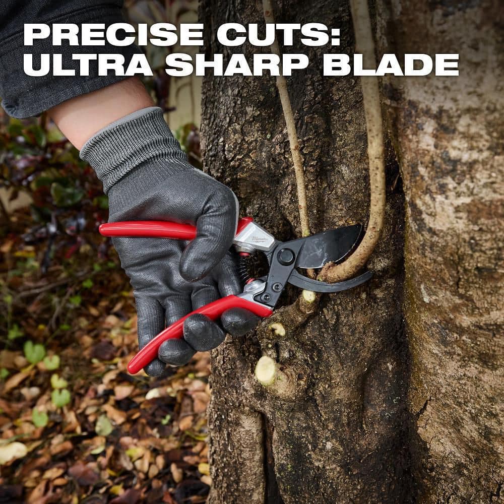 1 in. Cut Capacity High Carbon Steel Blade Bypass Hand Pruner - Hercitys