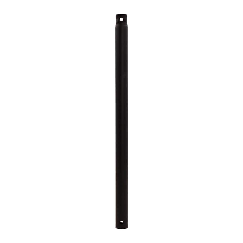 36 in. Matte Black Ceiling Fan Extension Downrod for 13 ft. Ceilings - Hercitys