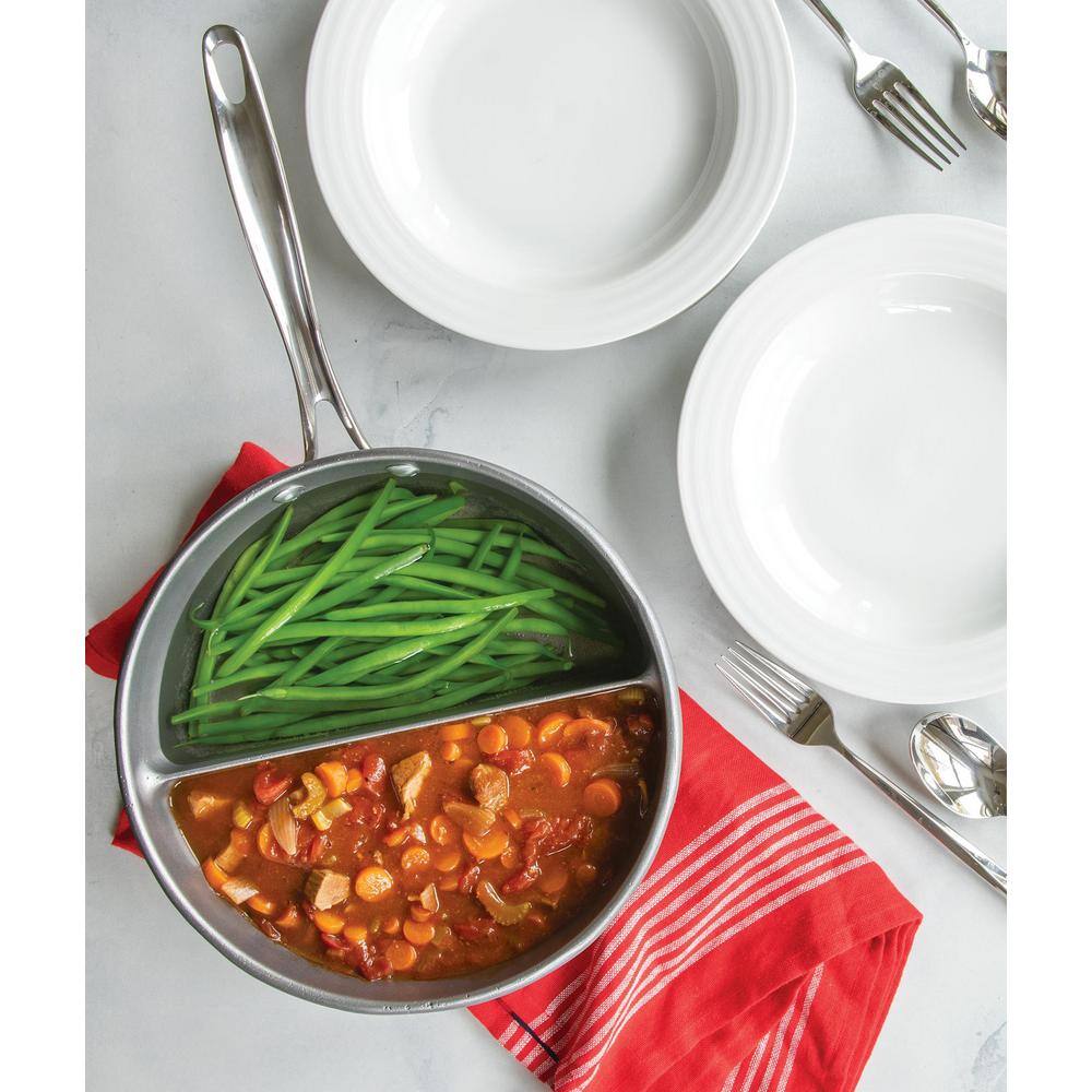 2.5 qt. Aluminum 2-in-1 Divided Sauce Pan - Hercitys