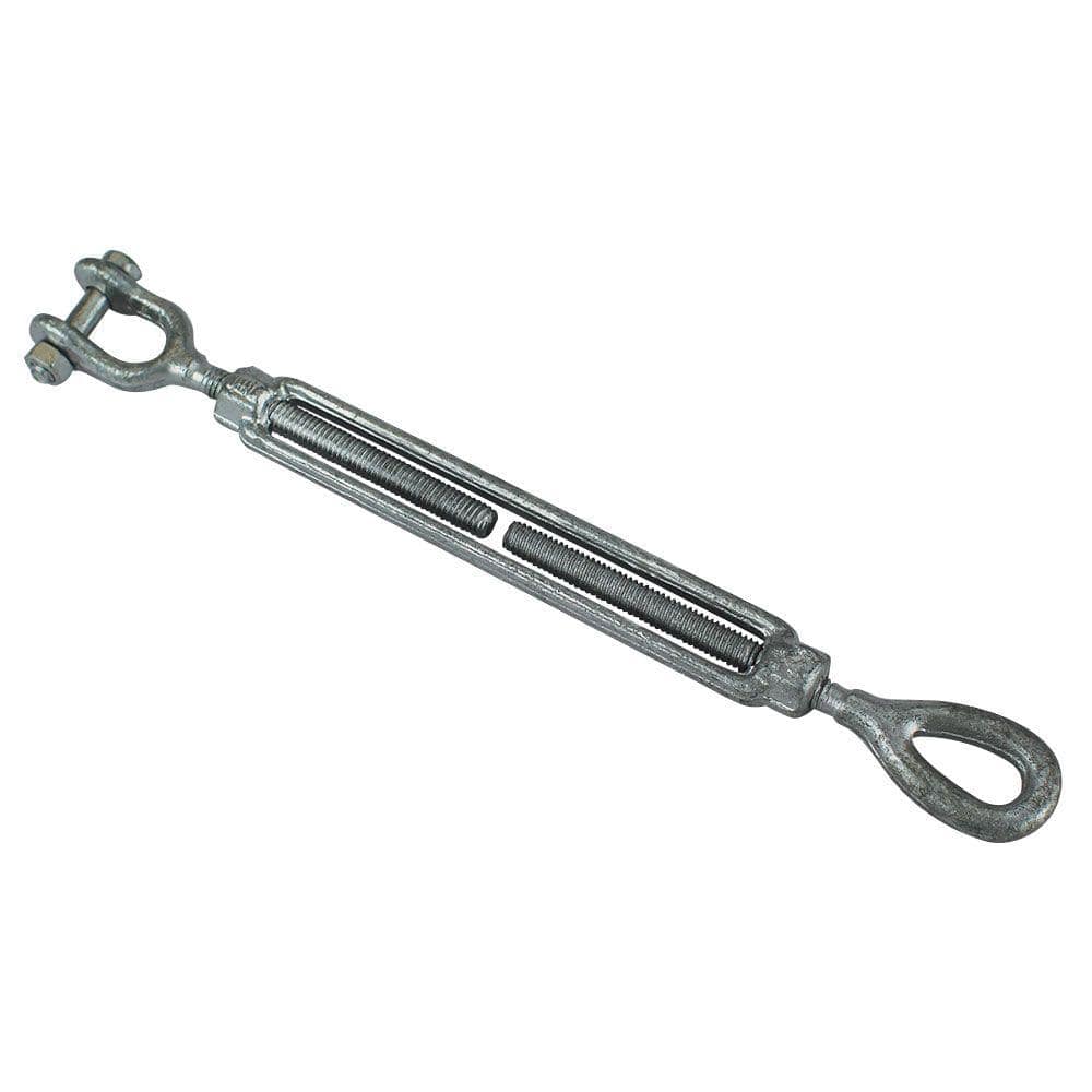 3/8 in. x 6 in. Galvanized Jaw and Eye Turnbuckle - Hercitys