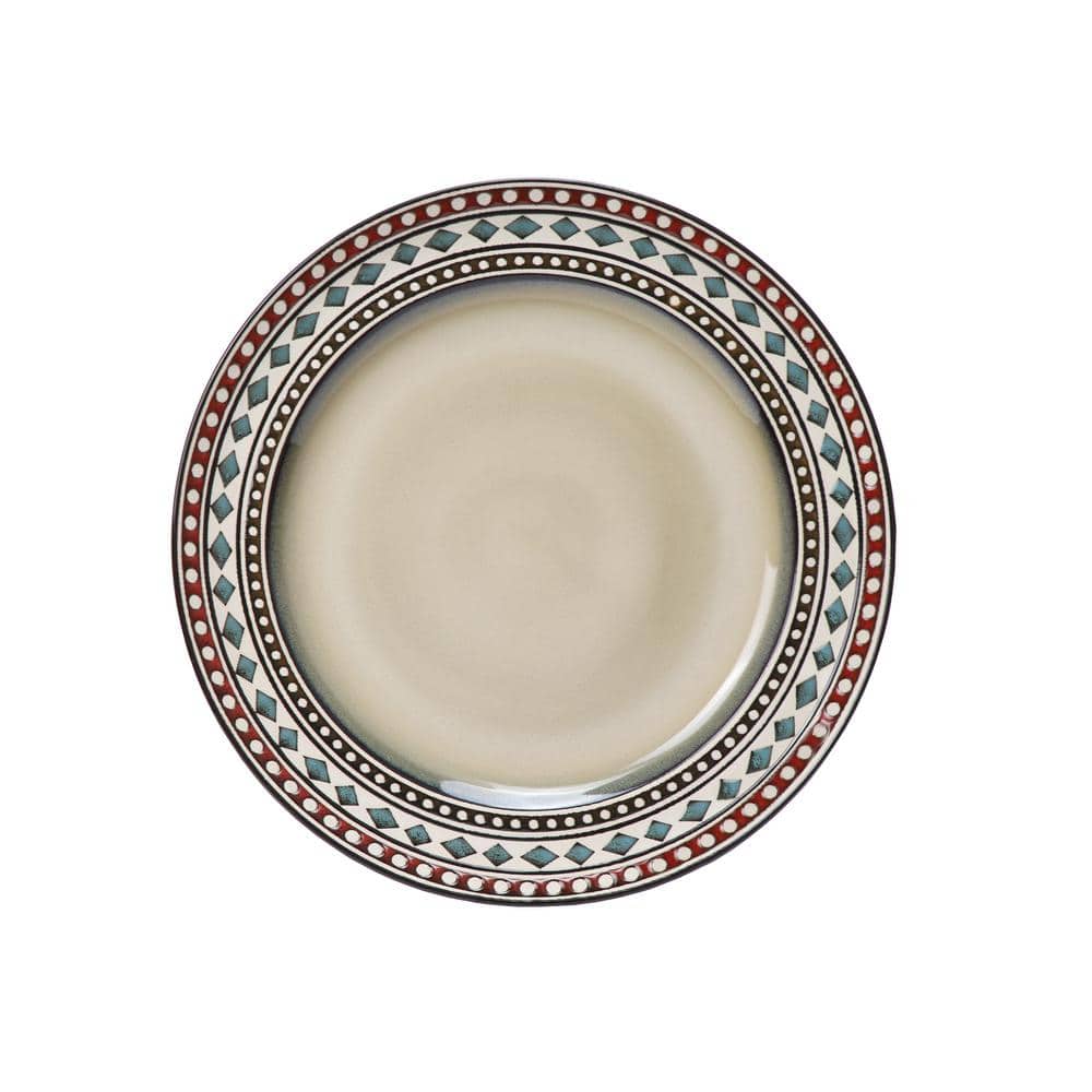 16-Piece Casual Neutral Stoneware Dinnerware Set (Service for 4) - Hercitys