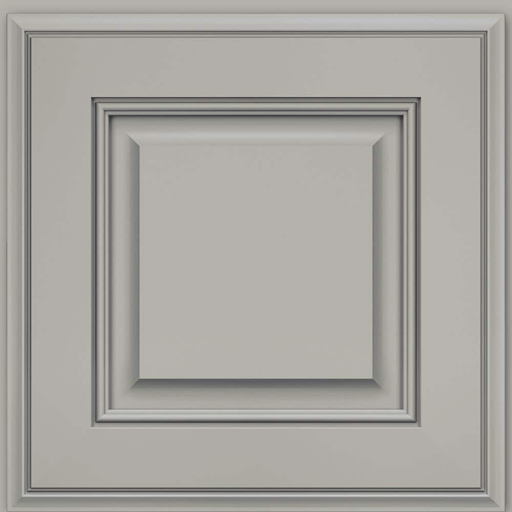 14-5/8 in. x 14-5/8 in. Cabinet Door Sample in Pebble Grey - Hercitys