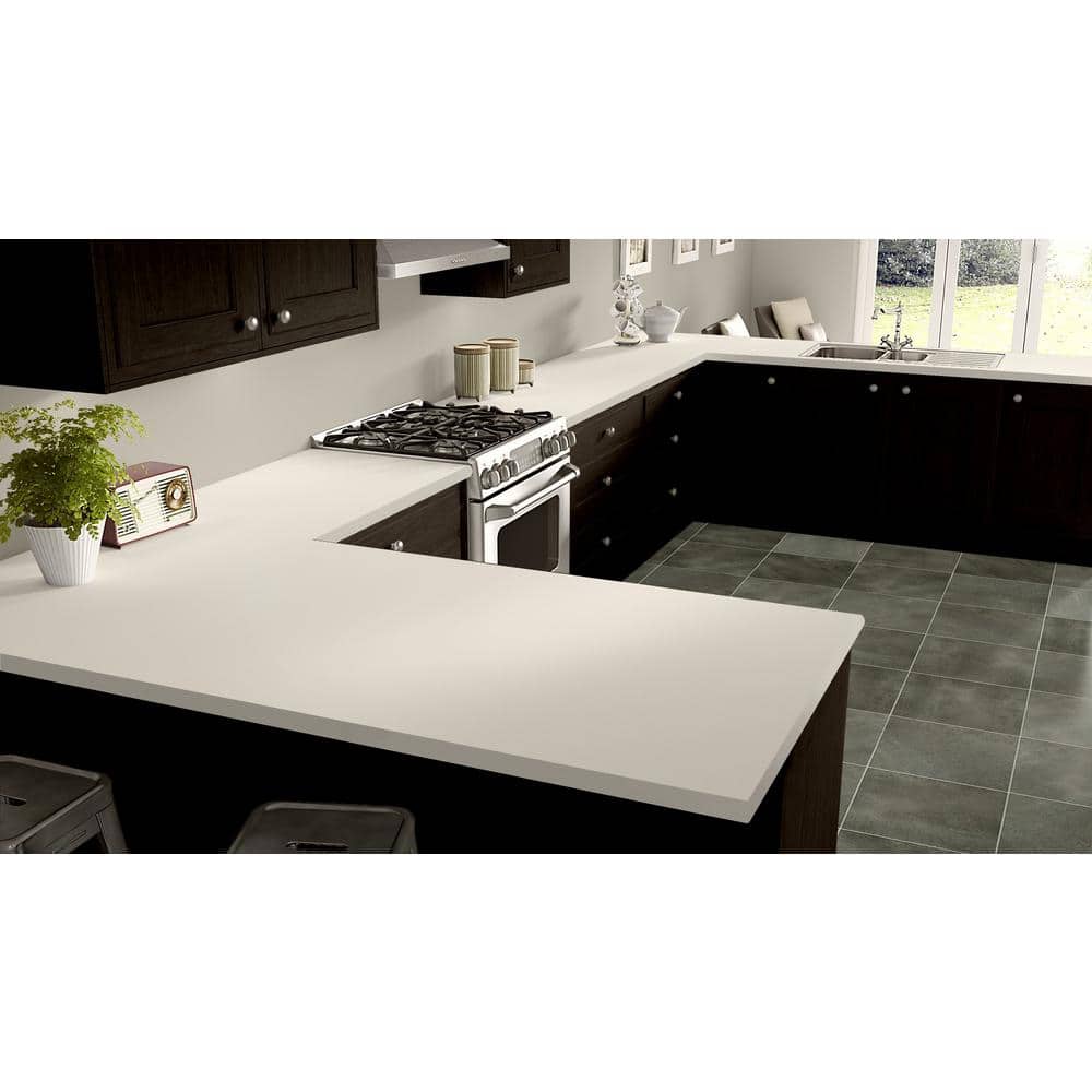 4 ft. x 8 ft. Laminate Sheet in Alabaster with Matte Finish - Hercitys