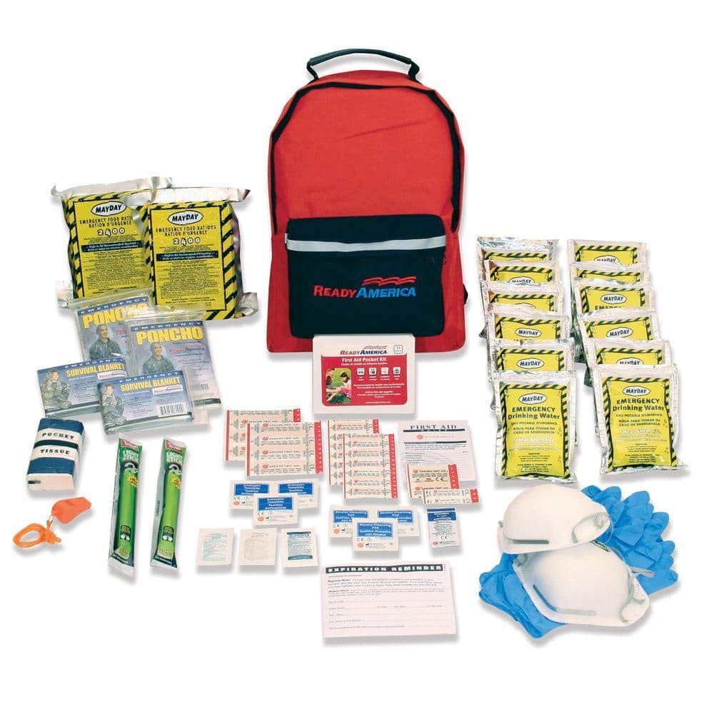2-Person 3-Day Emergency Kit with Backpack - Hercitys