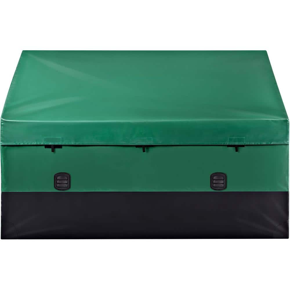 230 Gallon Outdoor Storage Box, Waterproof PE Tarpaulin Deck Box, Patio Garden Organizer - Hercitys