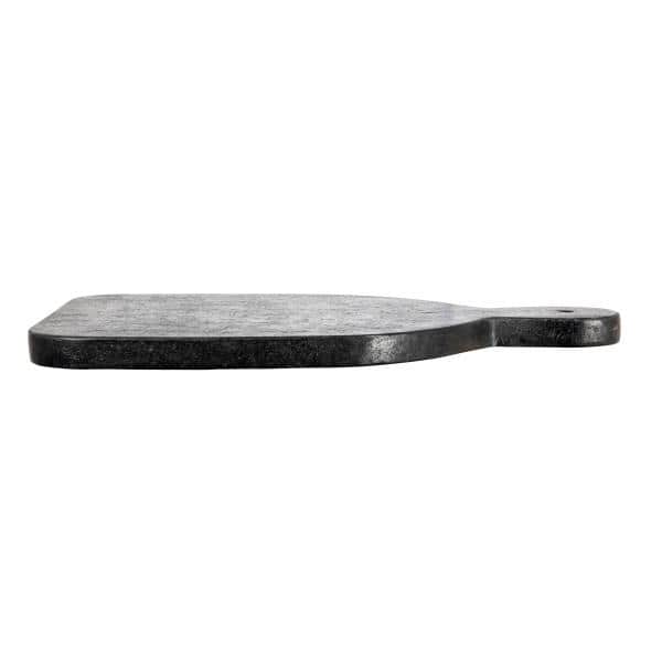 12 in. Scandinavian Black Marble Cheese/Cutting Boards with Handle - Hercitys