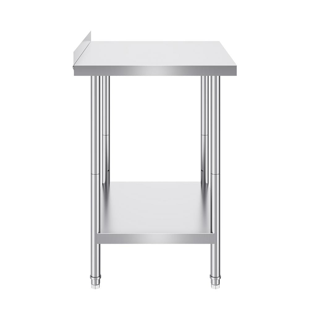 24 x 30 x 36 In. Stainless Steel Work Table, Commercial Kitchen Prep Table, Heavy Duty Worktable Adjustable Height - Hercitys