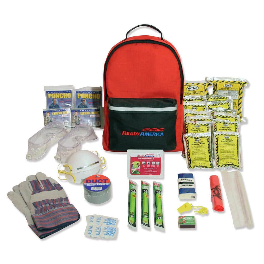 2-Person 3-Day Hurricane Emergency Kit Backpack - Hercitys