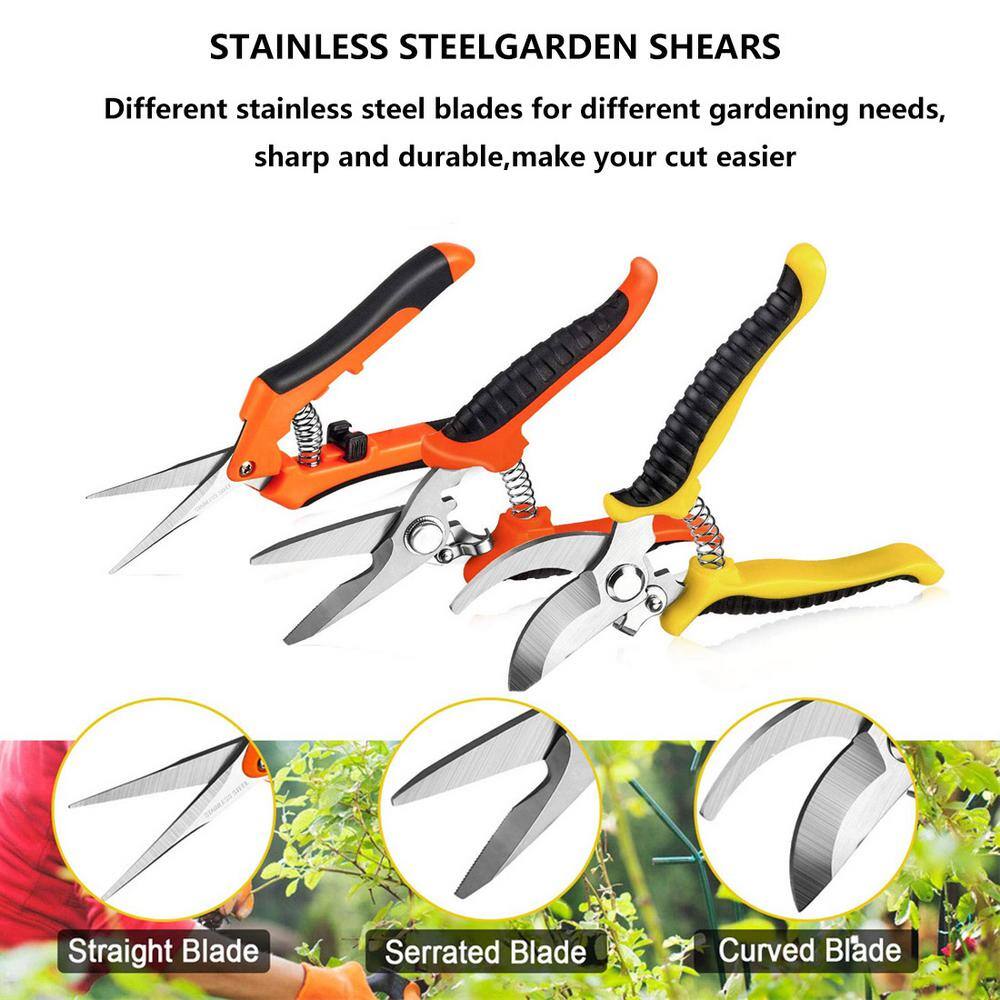 2 in. Pruning Shears Stainless Steel Blades (3-Pack) - Hercitys