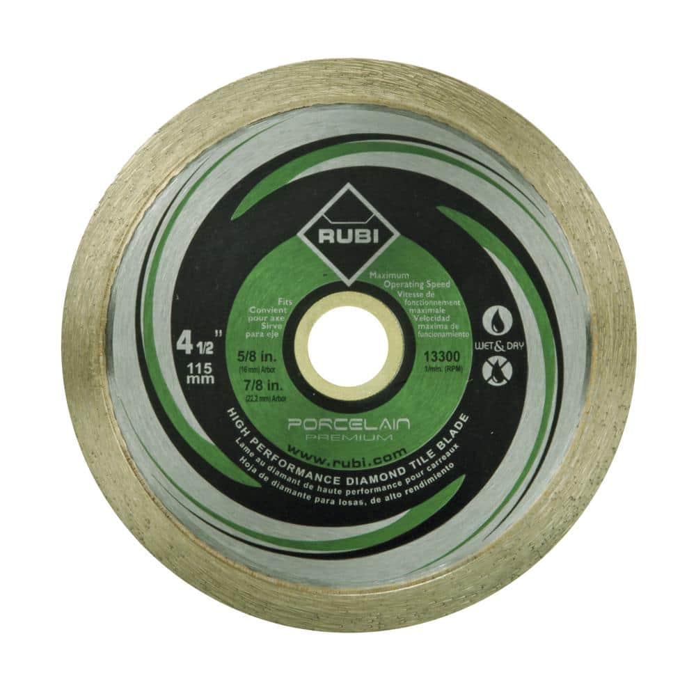 4-1/2 in. Premium Porcelain Diamond Blade for Dry and Wet Cutting - Hercitys