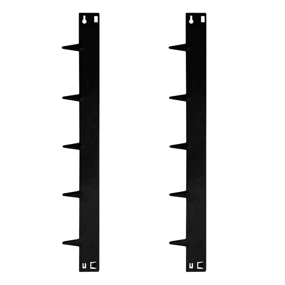 42 in x 0.2 in x 8 in Heavy Duty Black Metal Landscape Edging Corten Steel Strip for Waterproof Garden Border (2-Pack) - Hercitys