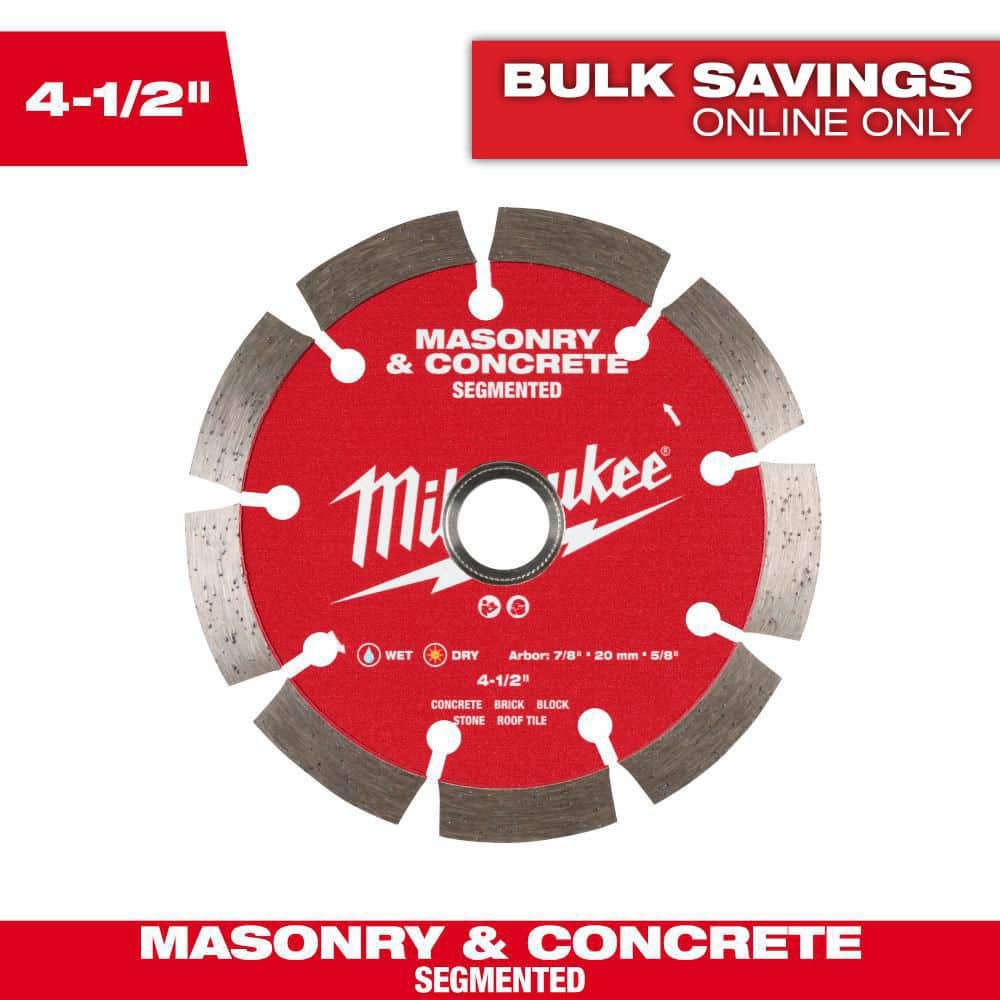 4.5 in. Segmented Masonry & Concrete Diamond Blade - Hercitys