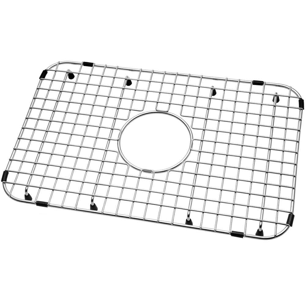 20.08-in x 12.99-in Center Drain Heavy-Duty Stainless Steel Sink Protector SVM2013C - Hercitys