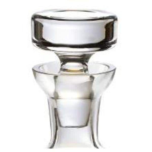 28 oz. 10.5 in. High Como European Mouth Blown Lead Free Crystal Decanter - Hercitys