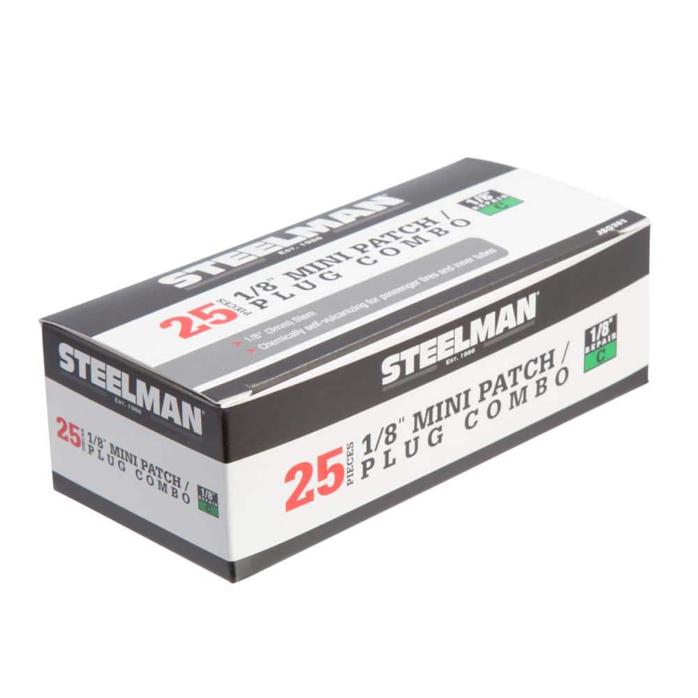 1/8 in. Tire Repair Patch/Plug Combo (25-Pack) - Hercitys