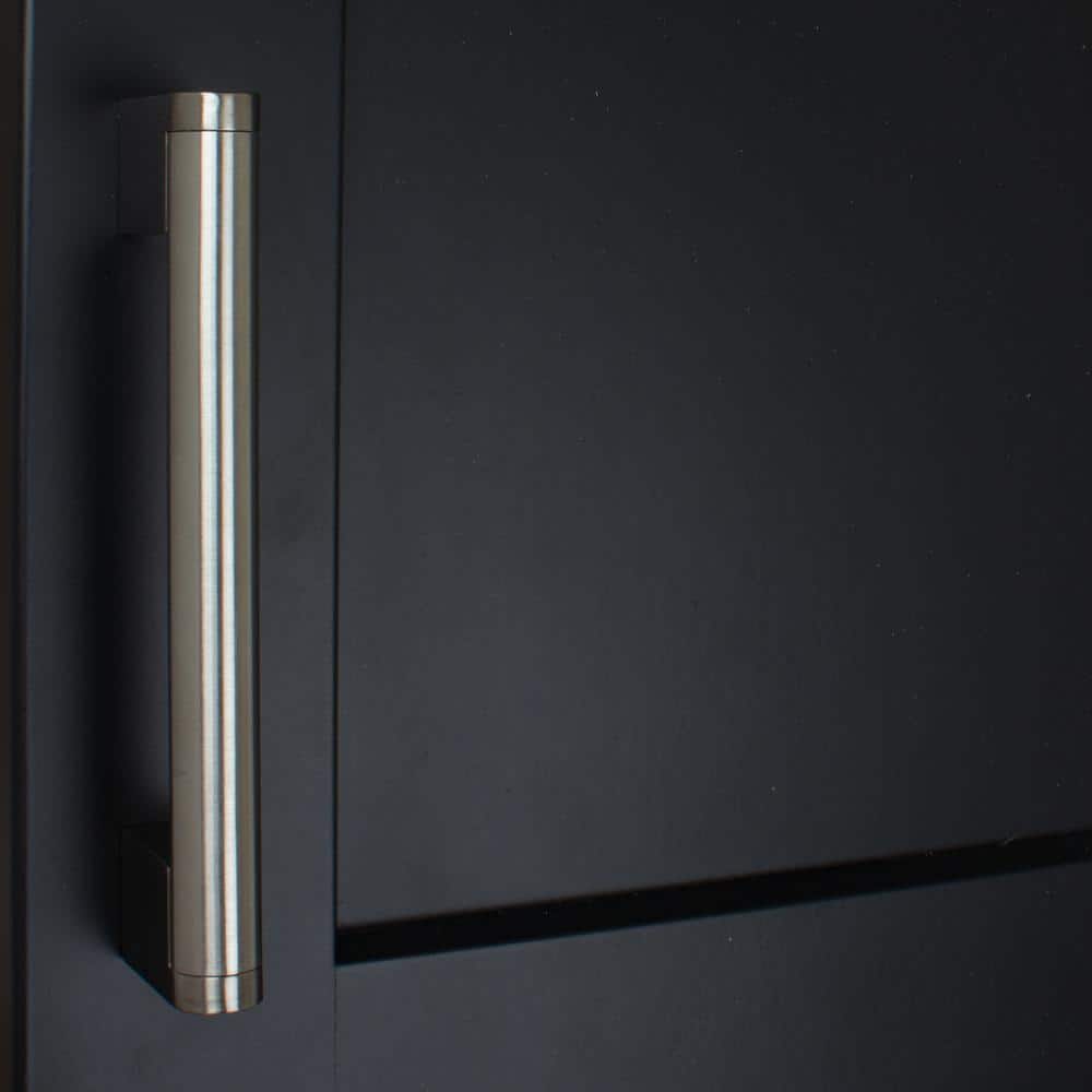 5 in. Center-to-Center Stainless Steel Finish Round Cross Bar Cabinet Pulls (10-Pack) - Hercitys