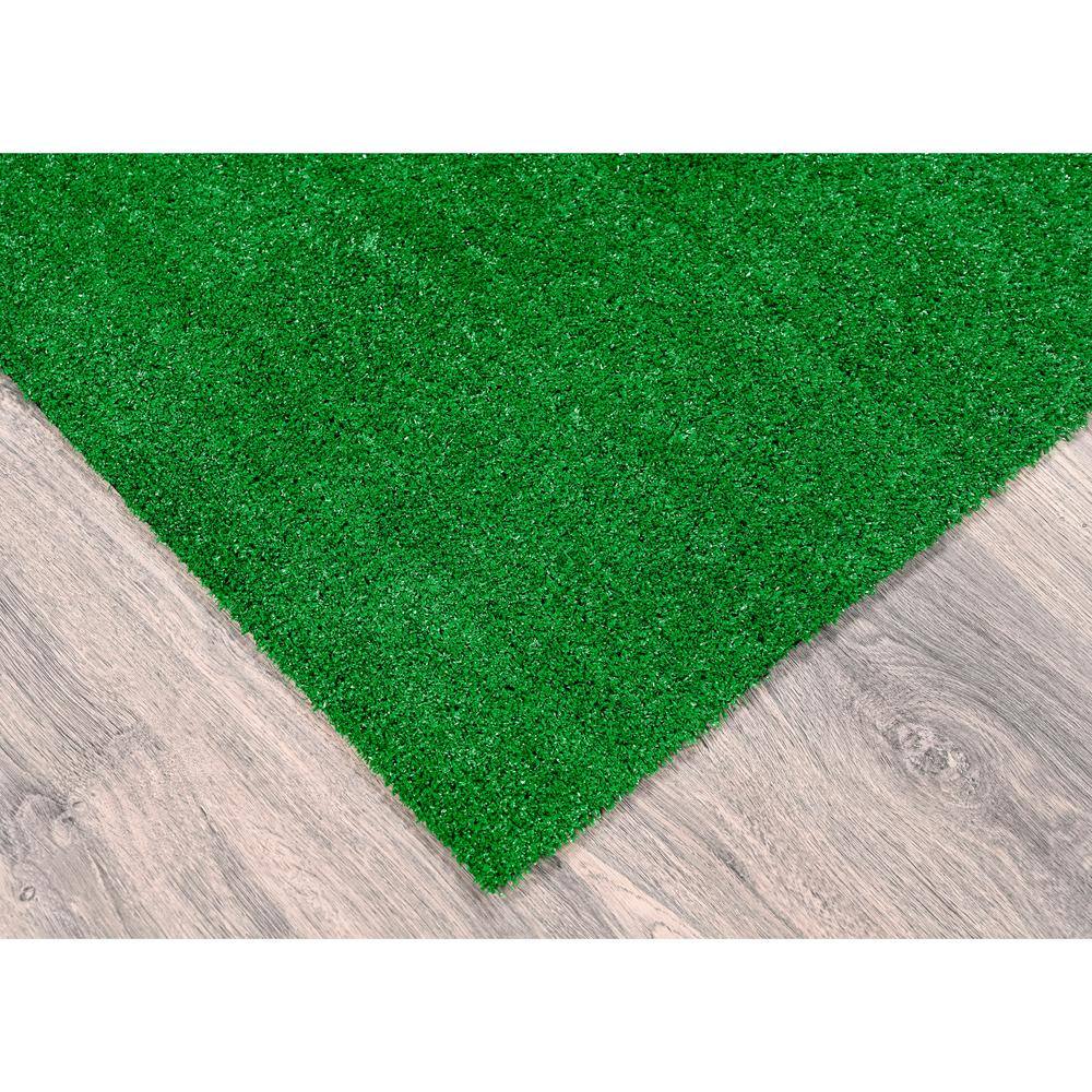 5 ft. x 8 ft. Green Artificial Grass Rug - Hercitys