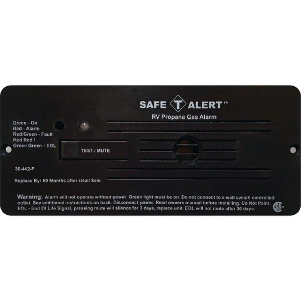 30 Series 12-Volt Safe-T-Alert Flush Mount RV Propane/LP Gas Alarm in Brown - Hercitys