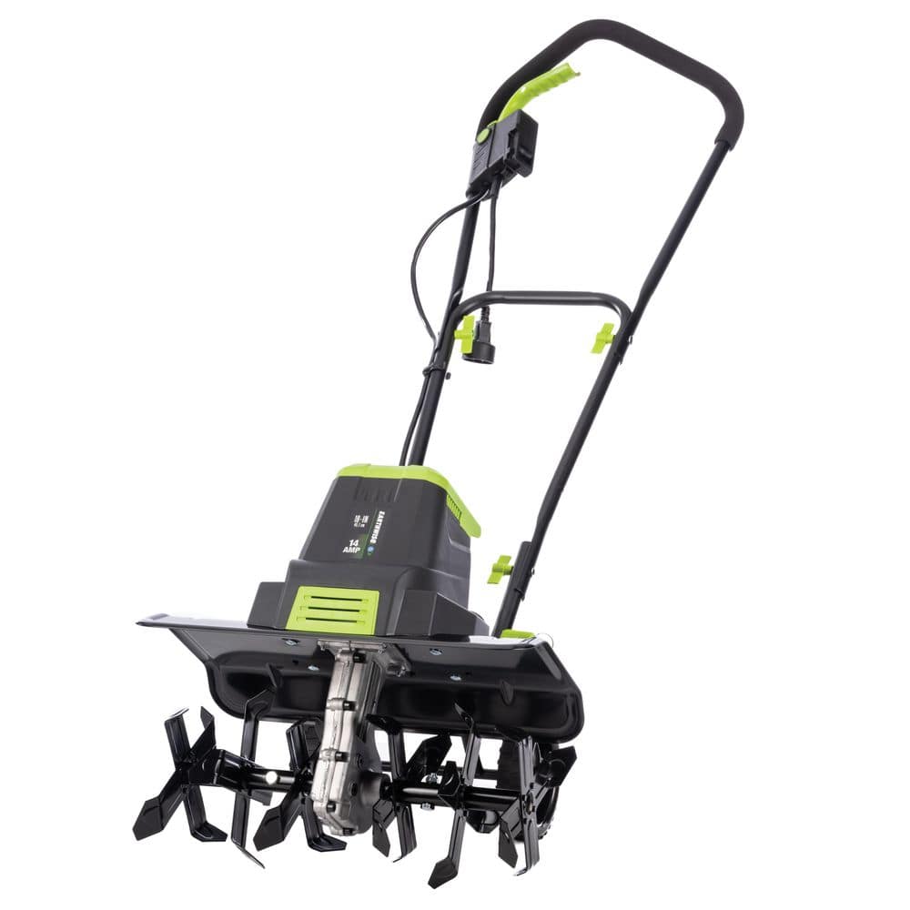 18 in. 14 Amp Electric Garden Tiller Cultivator - Hercitys