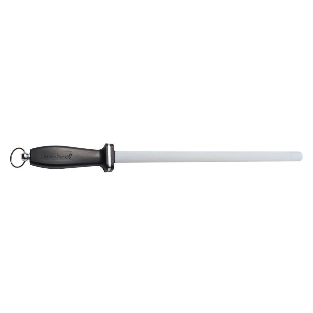 17 in. Impact-Resistant White Ceramic Rod with 2-Stripes and Plastic Handle - Hercitys
