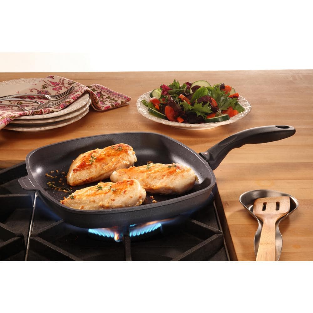 11 in. x 11 in. Square Fry Pan HD Classic Nonstick Diamond Coated Aluminum - Hercitys