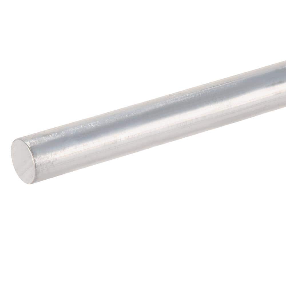 1/2 in. x 3 ft. Aluminum Solid Round Rod - Hercitys