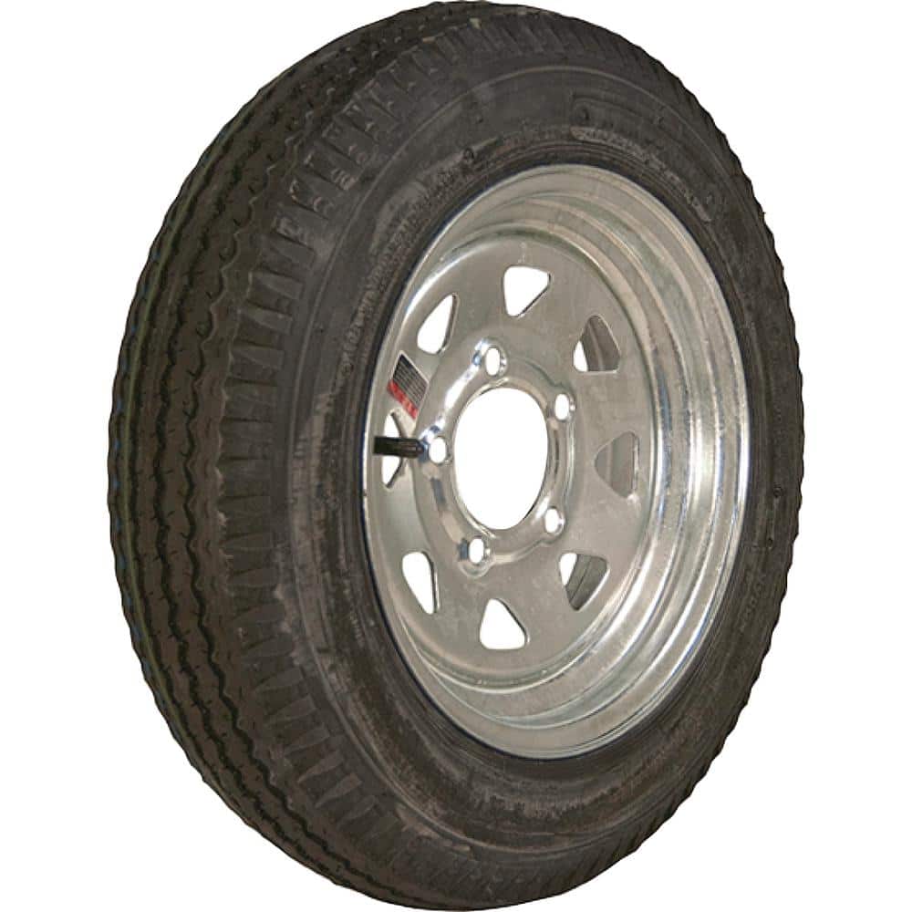 530-12 K353 BIAS 1250 lb. Load Capacity Galvanized 12 in. Bias Tire and Wheel Assembly - Hercitys