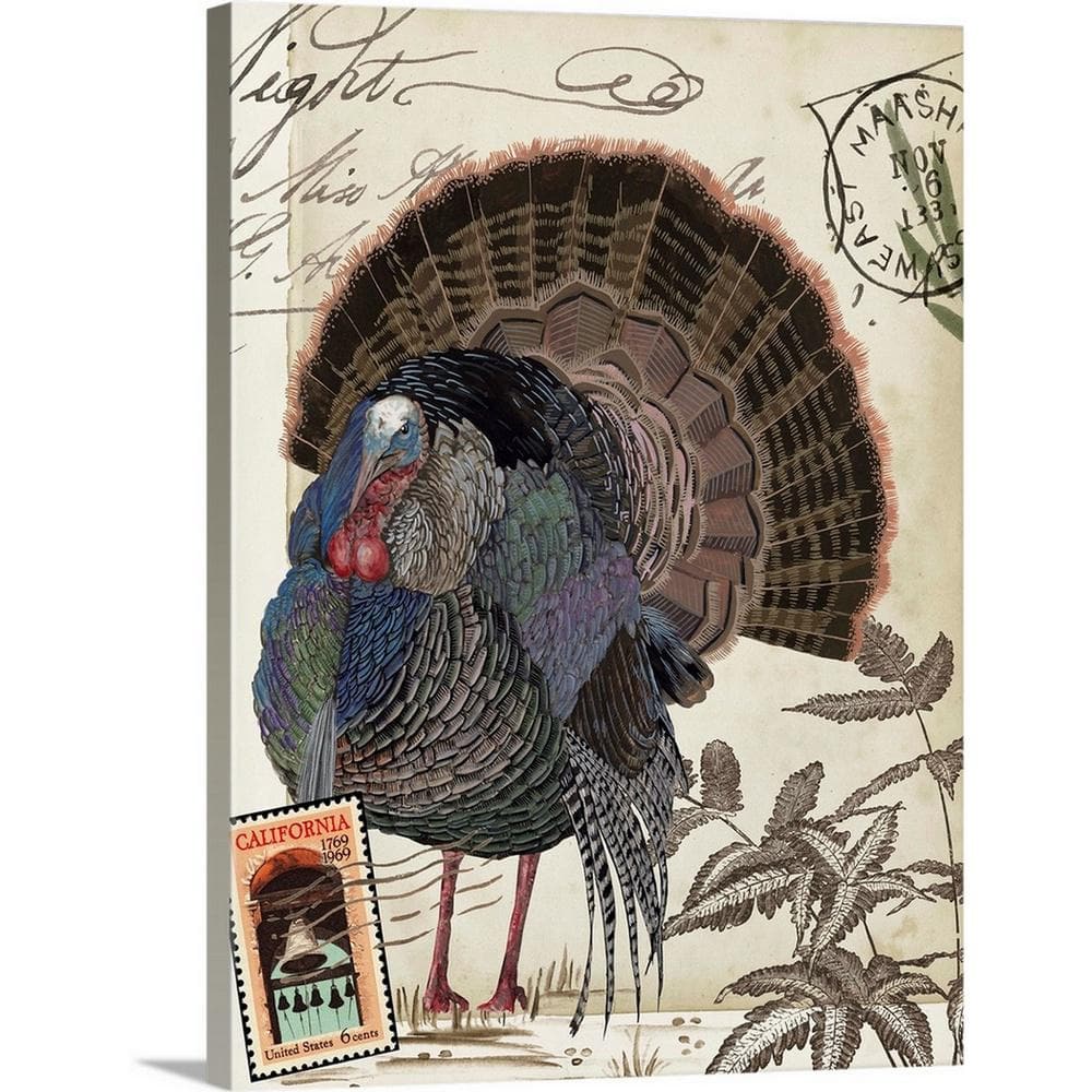 30 in. x 40 in. Autumn Palette I by Melissa Wang Canvas Wall Art - Hercitys