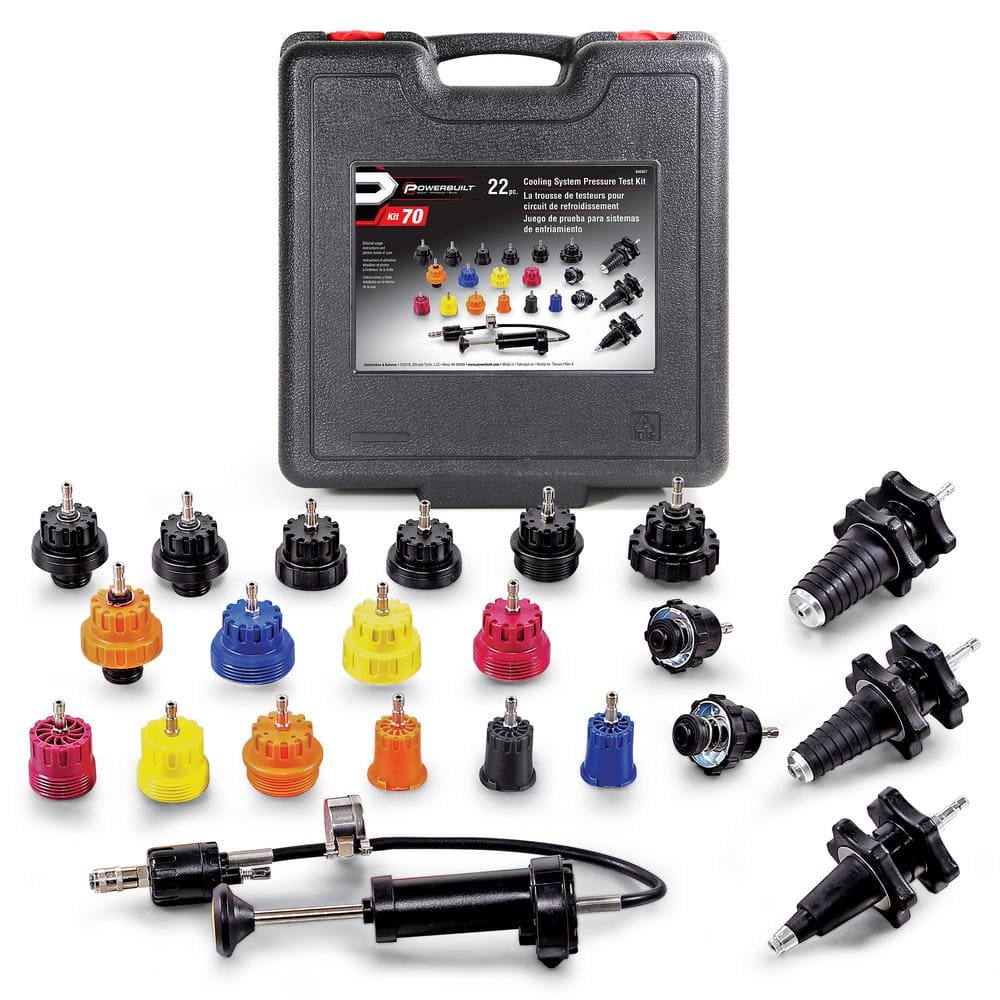 22-Piece Cooling System Pressure Testing Kit - Hercitys