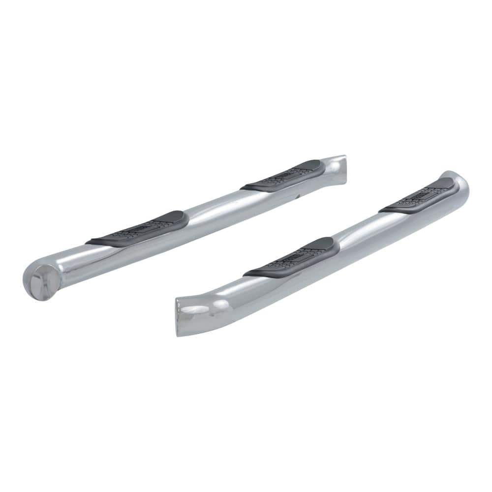 3-Inch Round Polished Stainless Steel Nerf Bars, No-Drill, Select Chevrolet Equinox, GMC Terrain - Hercitys
