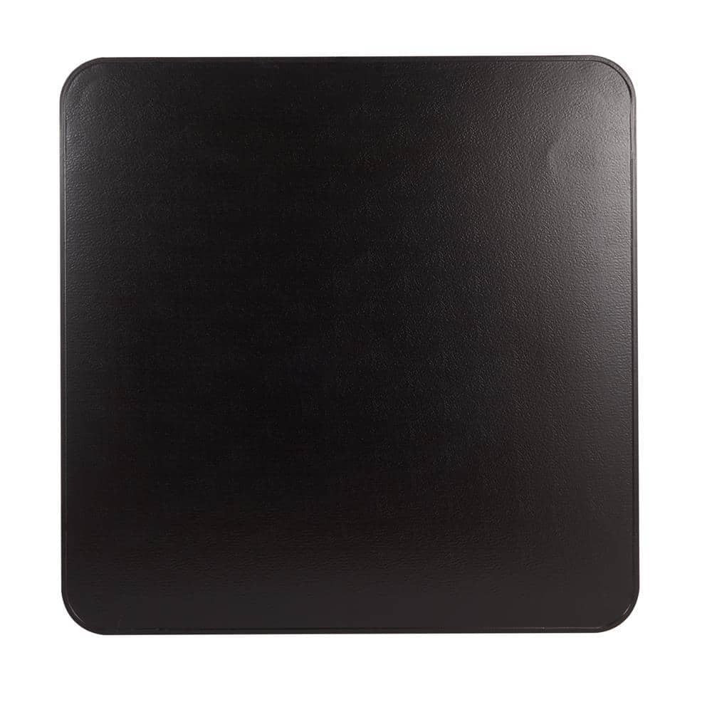 36 in. x 36 in. Black Shelter Type 2 Stove Board - Hercitys