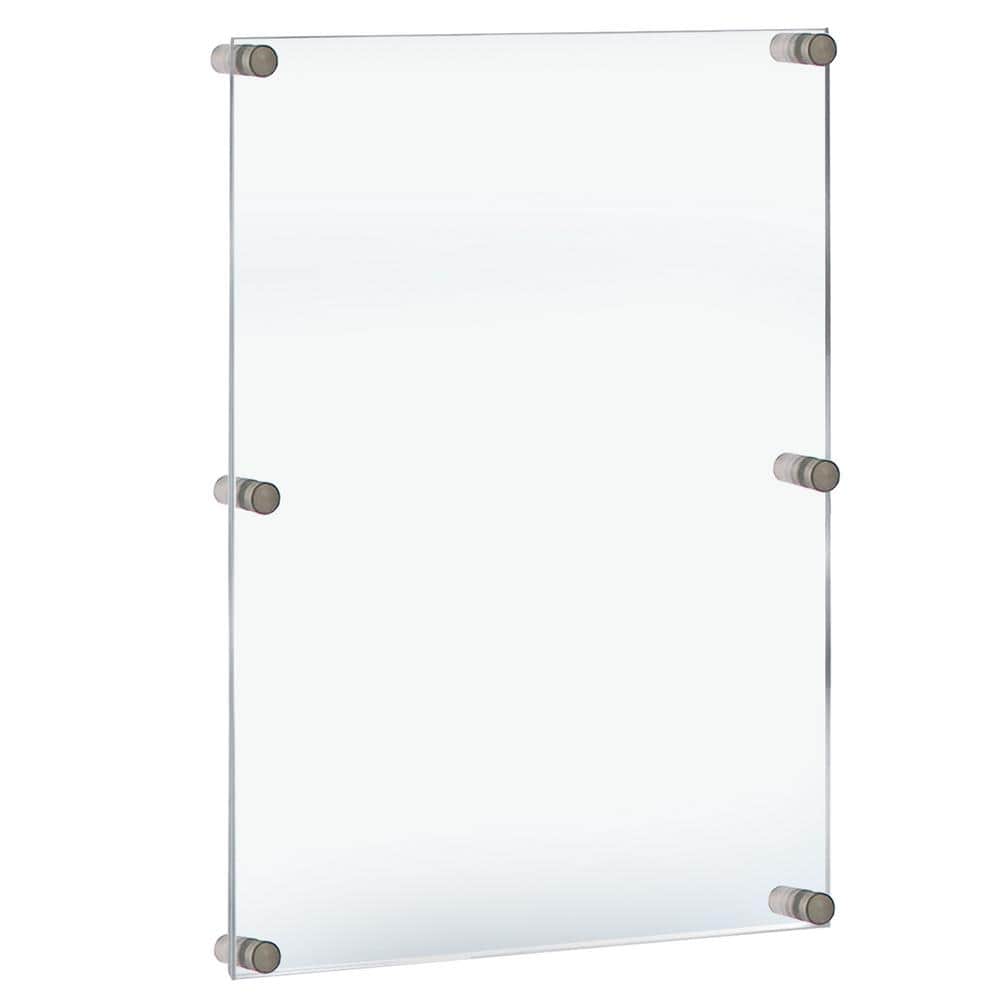 30 in. x 40 in. Standoff Acrylic Sign Holder - Hercitys