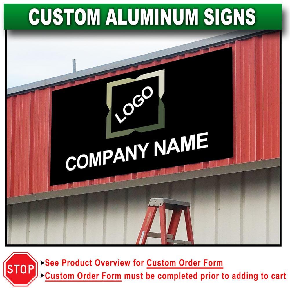 10 in. x 14 in. Custom Aluminum Sign - Hercitys