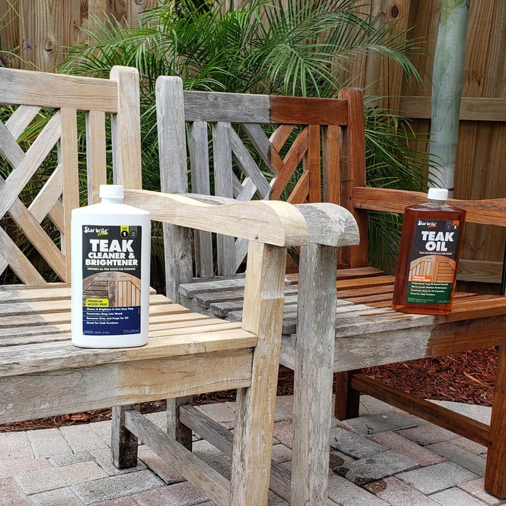 1 Quart Teak Oil in Clear - Hercitys