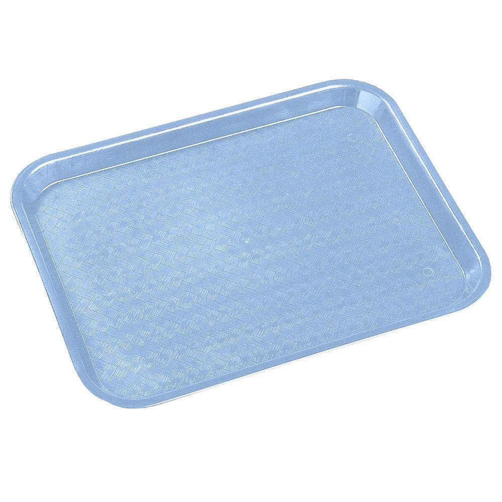 14 in. x 18 in. Polypropylene Serving/Food Court Tray in Slate Blue (Case of 12) - Hercitys