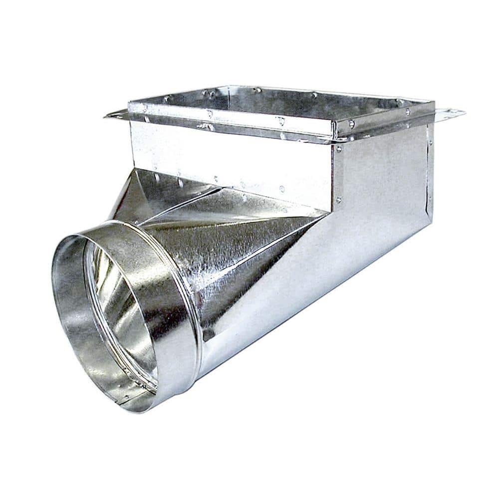 12 in. x 6 in. x 7 in. 90 Degree Register Box with Flange - Hercitys