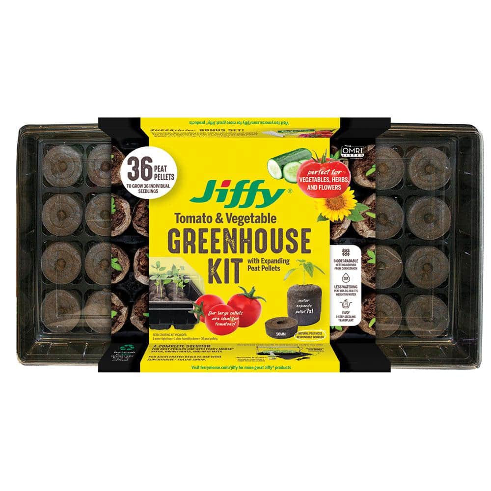 36 Large Peat Pellets Seed Starter Kit with SUPERthrive - Hercitys