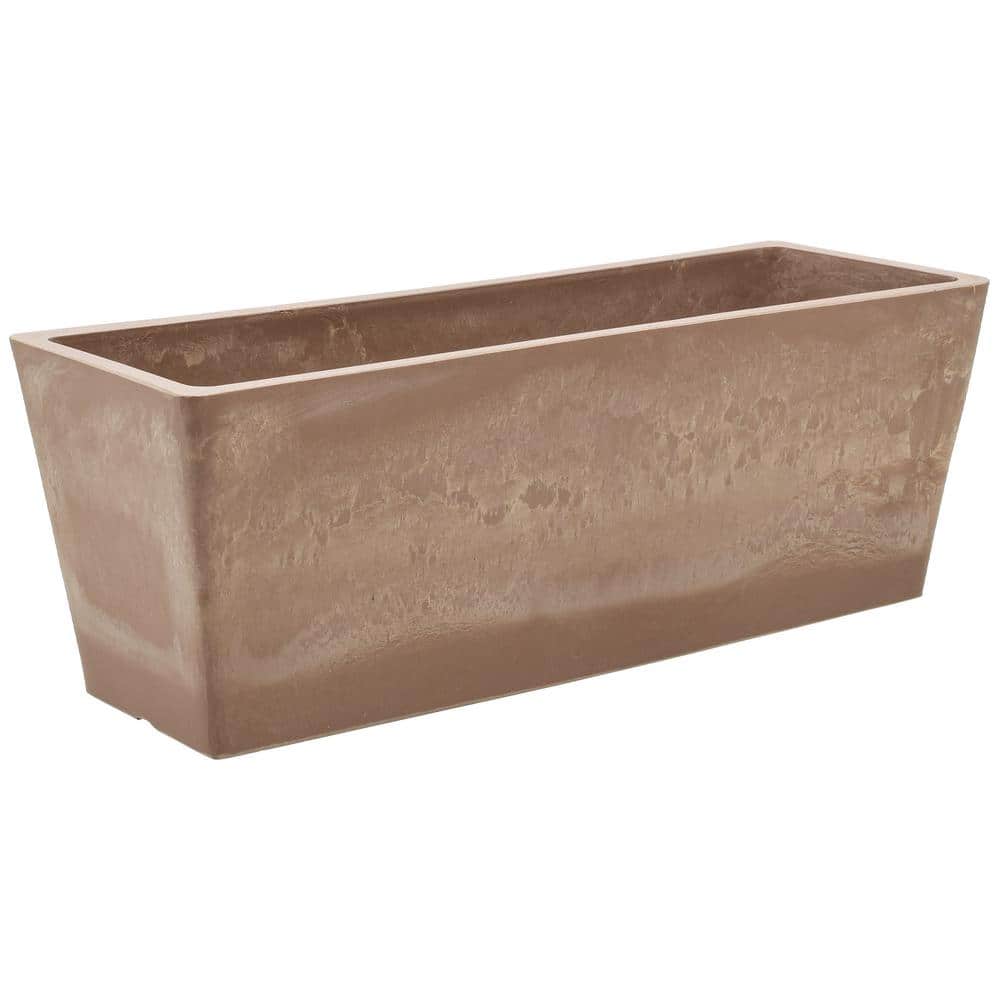 17.5 in. x 6.3 in. Taupe Composite PSW Window Box - Hercitys