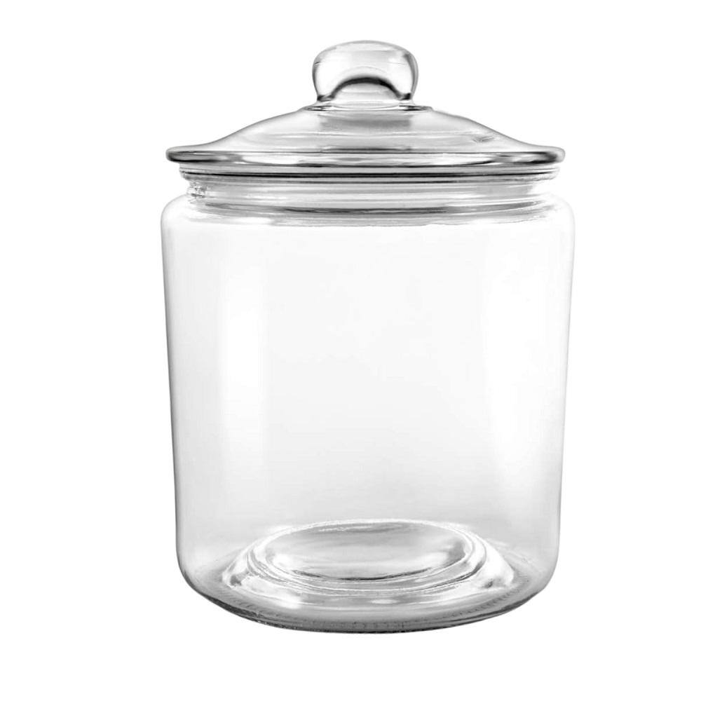 1-Piece Cookie Jar with Leak Proof Rubber Gasket Lid and Multifunctional Storage Container - Hercitys