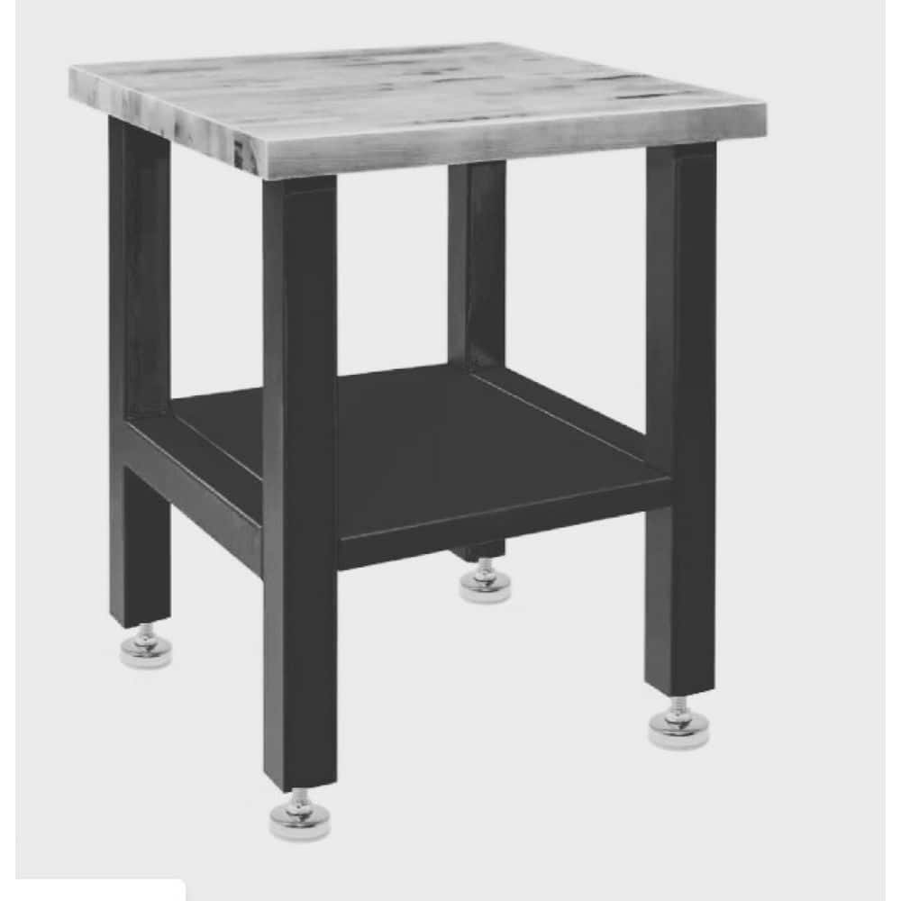 (100-Pack) Titan Nickel-White Hex Base 3/8-16 Thread x 1 in. L Stem Furniture Replacement Leveler with Insert Pro Pack - Hercitys