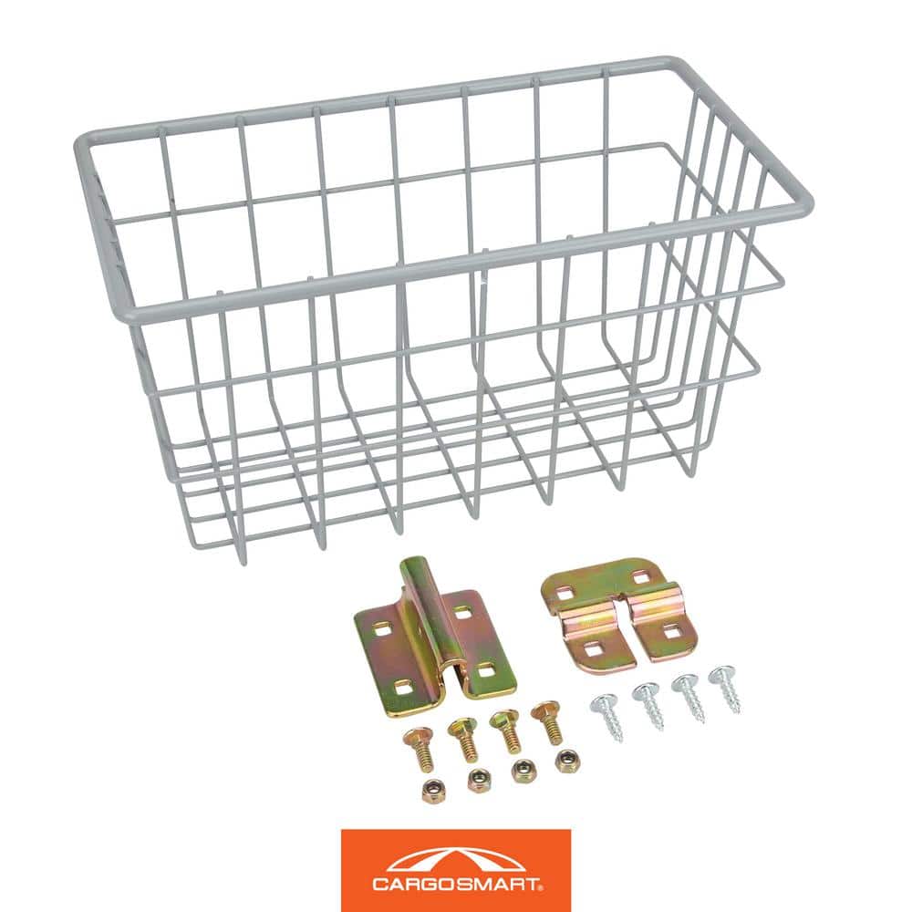 12 in. W x 6 in. H Small Steel Track Basket - Hercitys