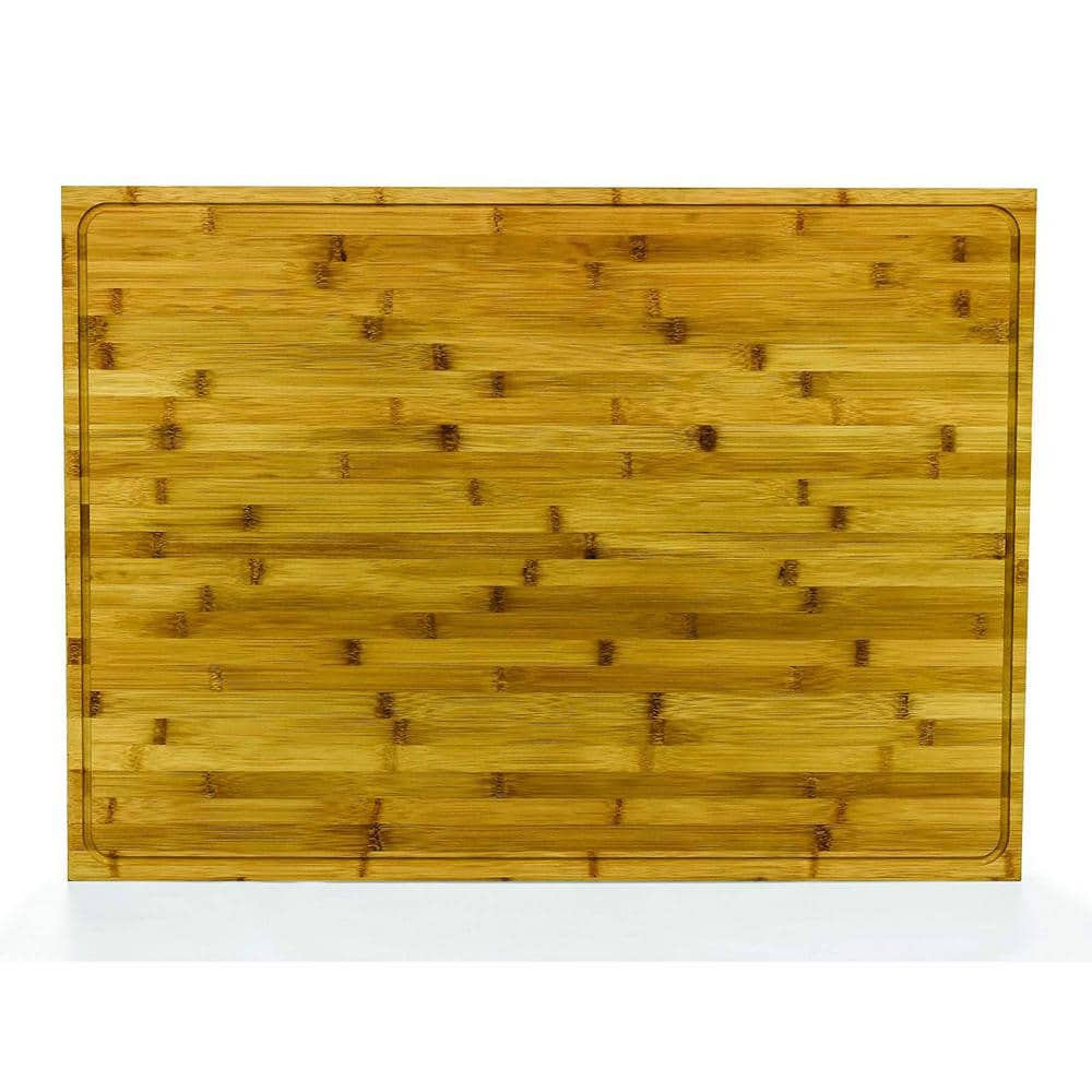 4 Burner Grooved Bamboo Stove Top Work Surface w/Adjustable Legs (2 Pack) - Hercitys