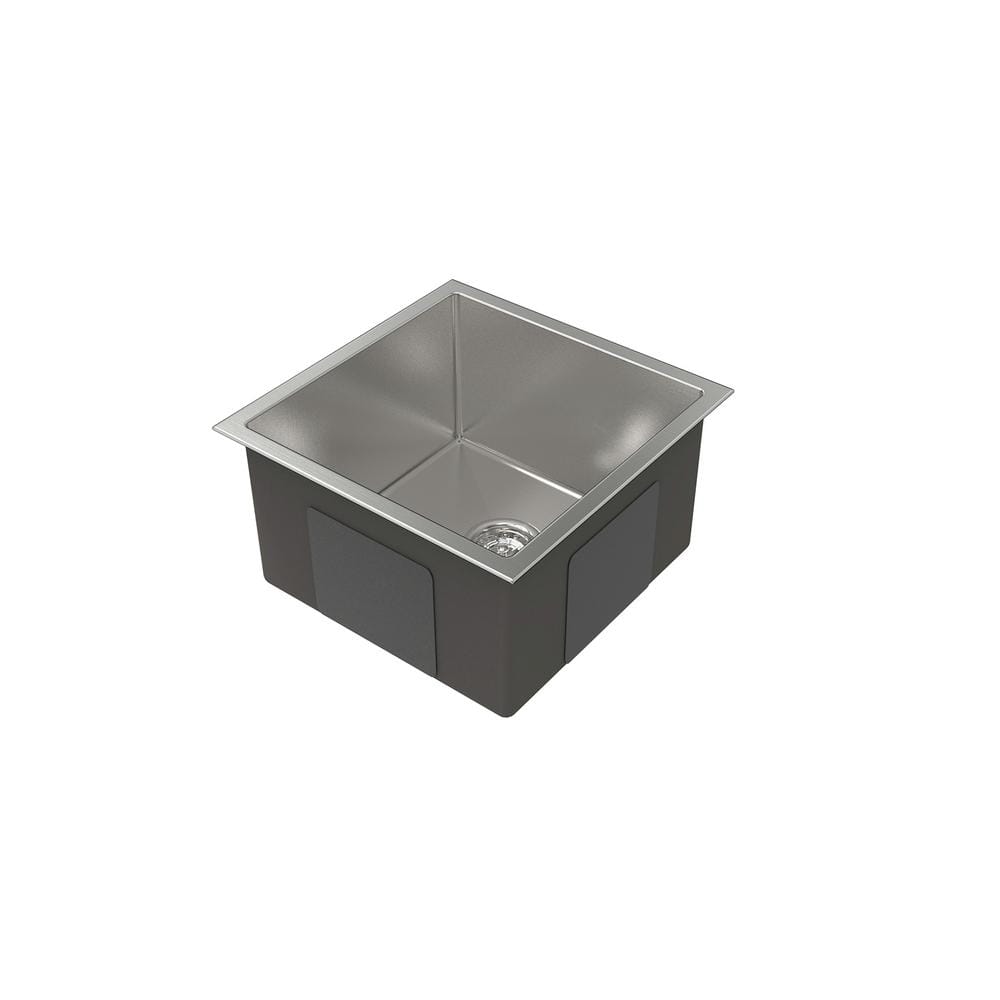 18 in. Multifunctional Undermount Single Bowl Nano Gray Stainless Steel Kitchen Sink (Sink Only) - Hercitys