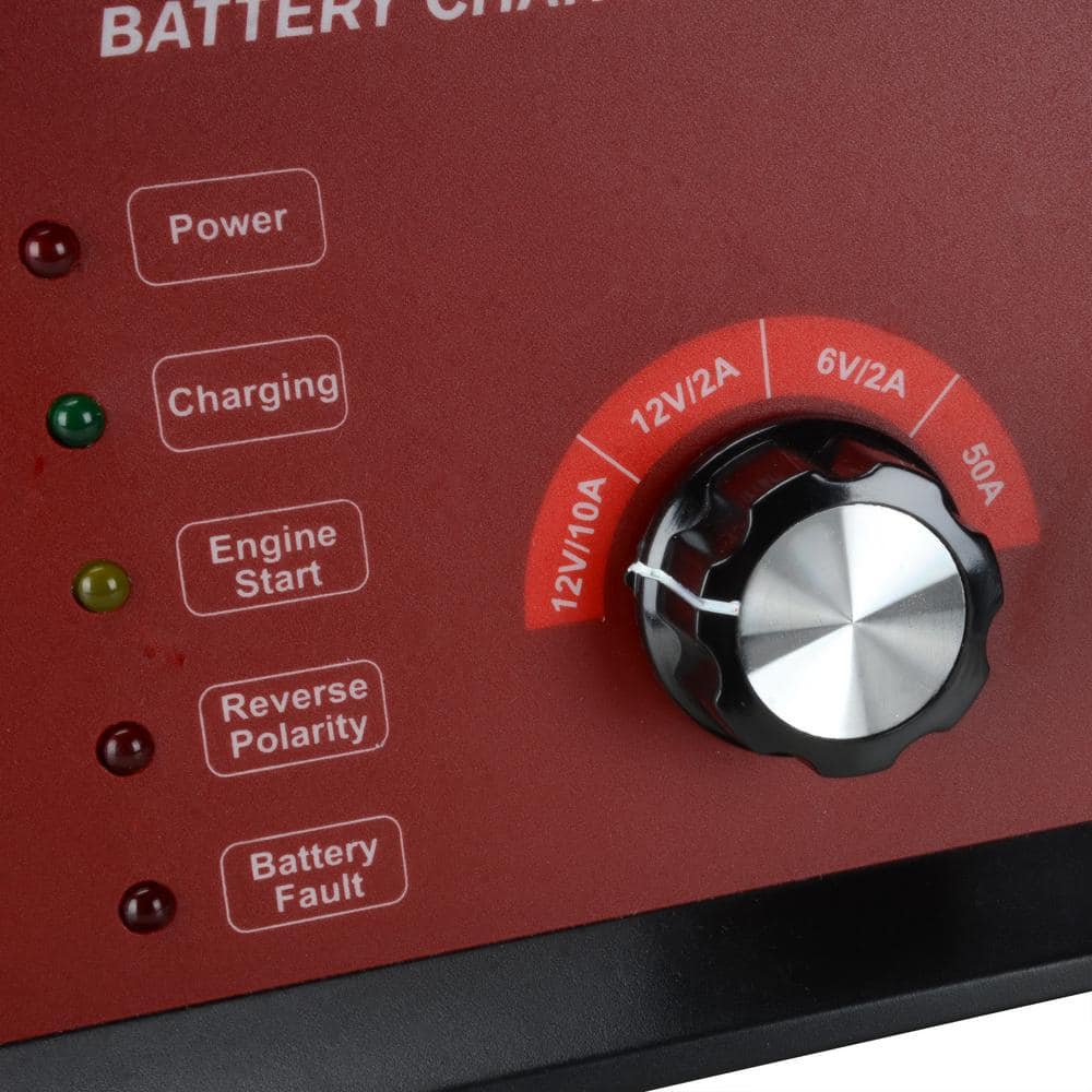 4.5 ft.12-Volt Car-To-Car Battery Booster with Engine Start and Heavy-Duty Copper Plated Clamps, Built-in Amp Meter - Hercitys