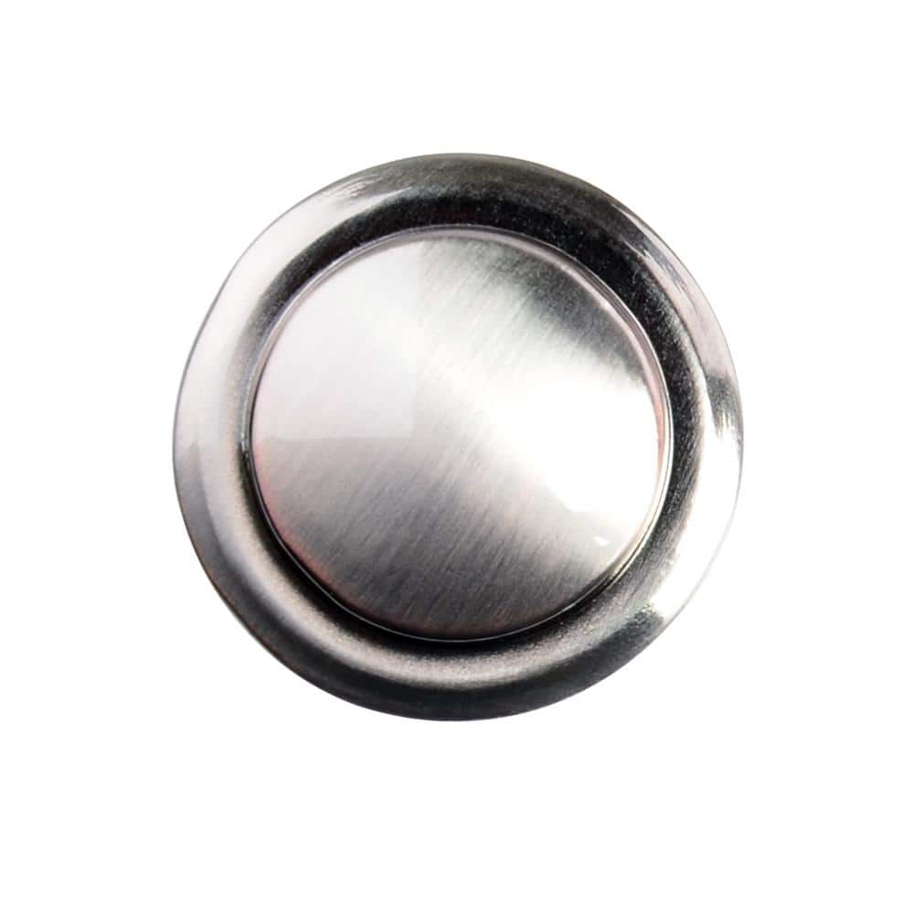 1-1/4 in. Satin Nickel Round Cabinet Knob (10-Pack) - Hercitys
