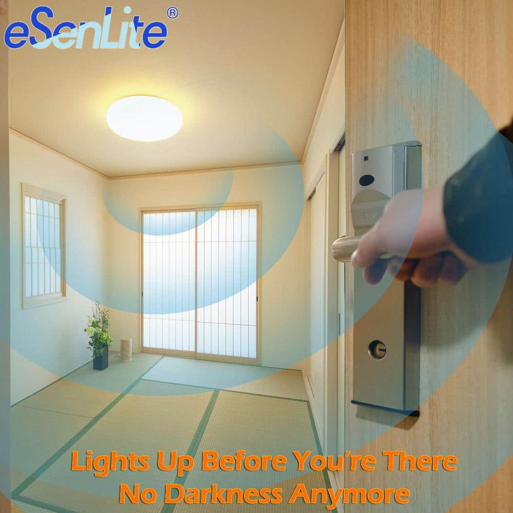 360° Pure White LED Built-In Doppler Motion Sensing Technology Light with Energy Savings and Multi-Smart Features - Hercitys